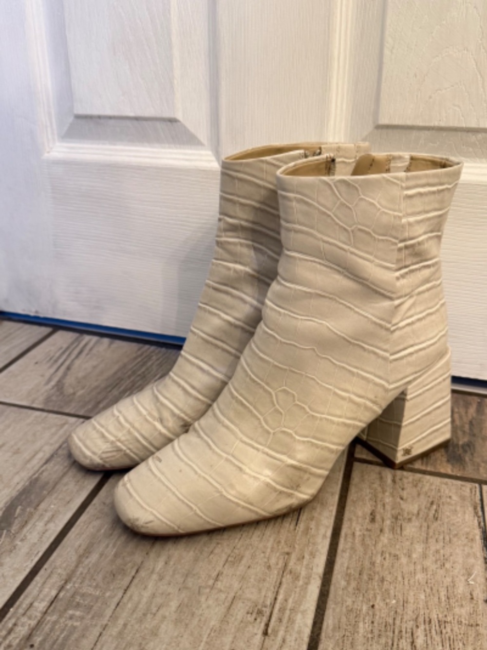 White Sam Edelman Bootie - Size 12